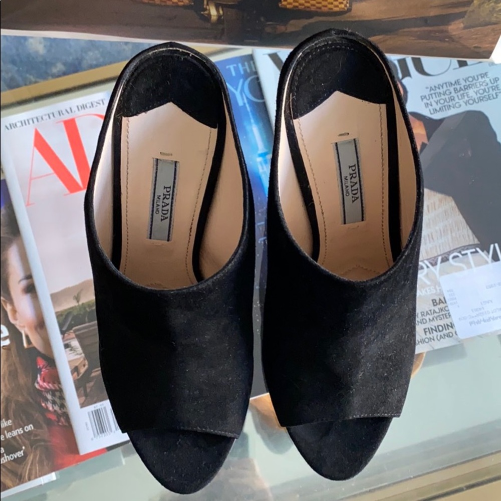Prada Suede Wedges - Picture 4 of 6